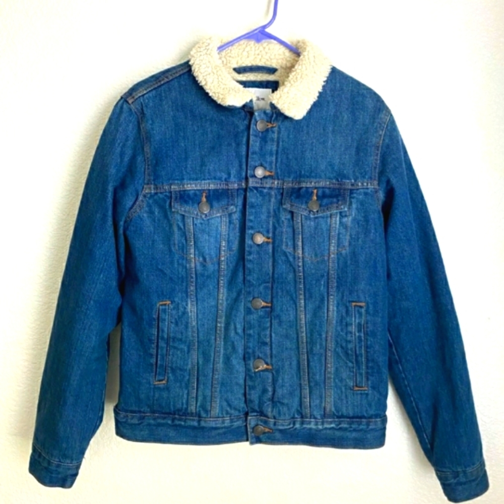 Men's Goodfellow & Co. Shearling Denim Jacket